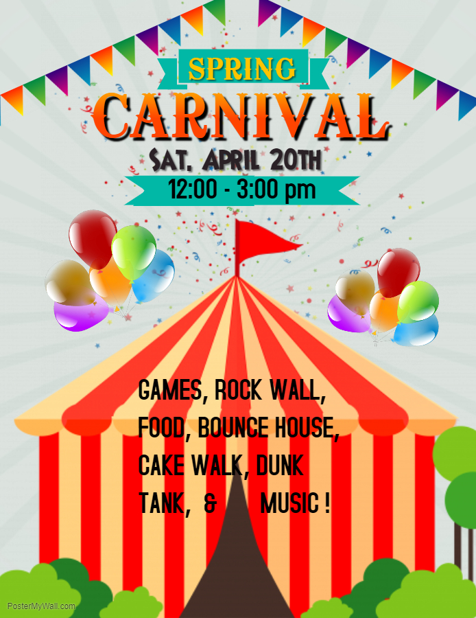 school carnival poster ideas