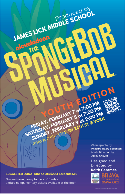 James Lick Middle School presents SpongeBob the Musical