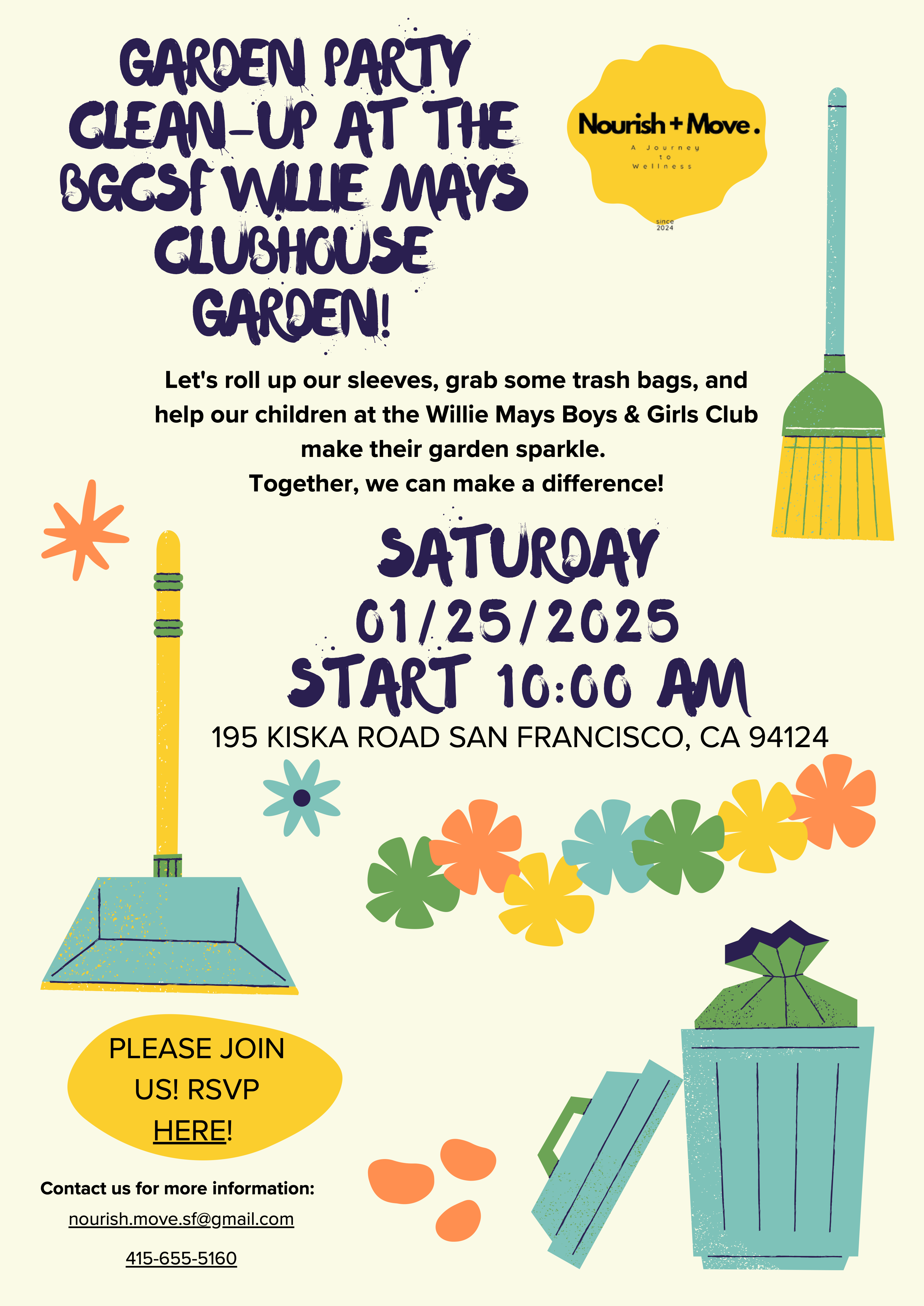 Join Us to Revitalize the Willie Mays Boys and Girls Club Garden!