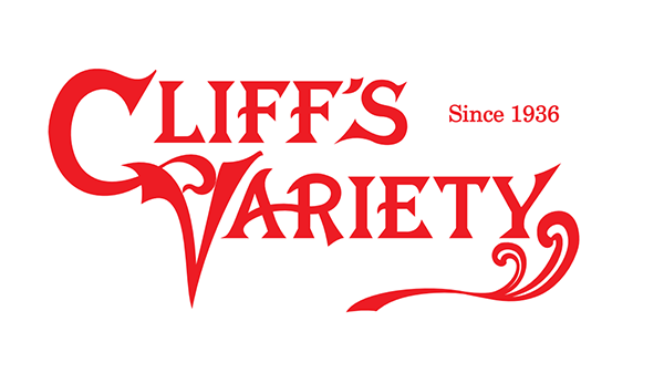 Cliff's Variety, Since 1936, logo